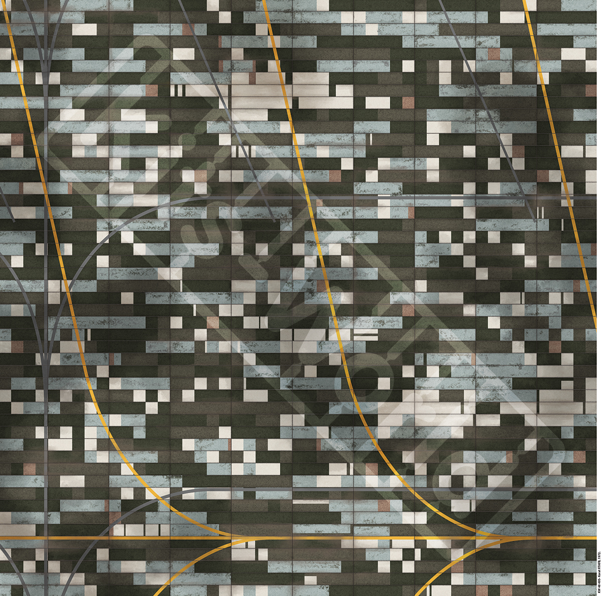 Kitsworld Diorama Adhesive Base 1:48th scale - Korat RTAFB- 1972 KWB 48-495 Korat RTAFB, 1972 GPS- 14º55’47.83” N  102º04’45.01” E (General location) 